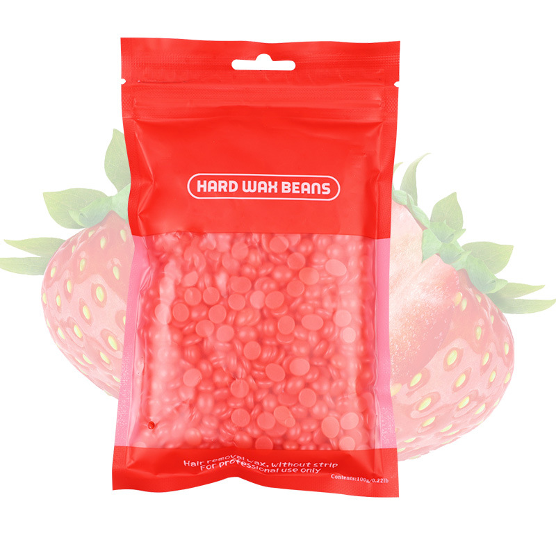 Cross-border neutral 100g bagged depilatory wax beans, high-quality fir resin, hot wax solid hard wax therapy, full-body paperless depilation