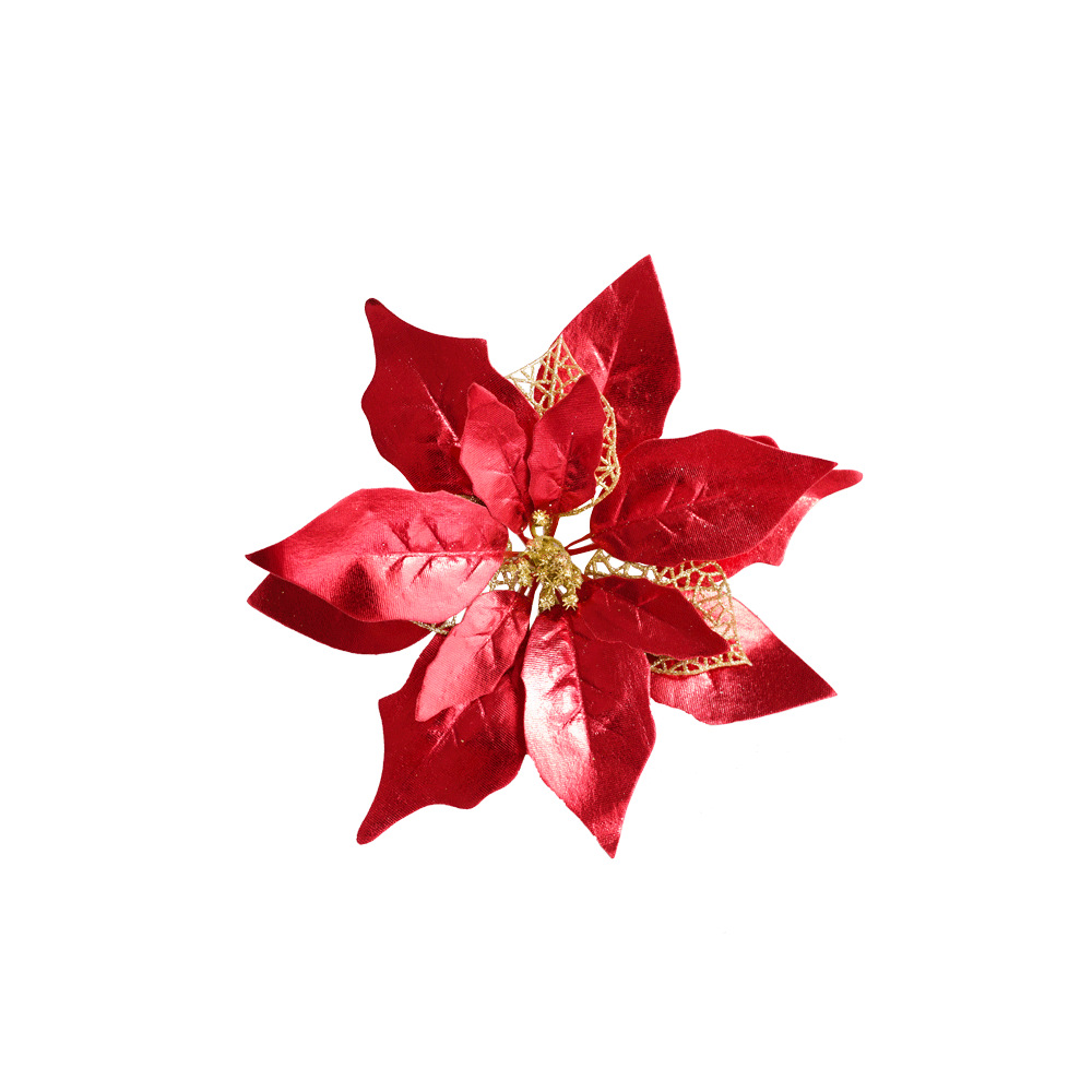 Flor Navidad Decorativa Brillante image 7