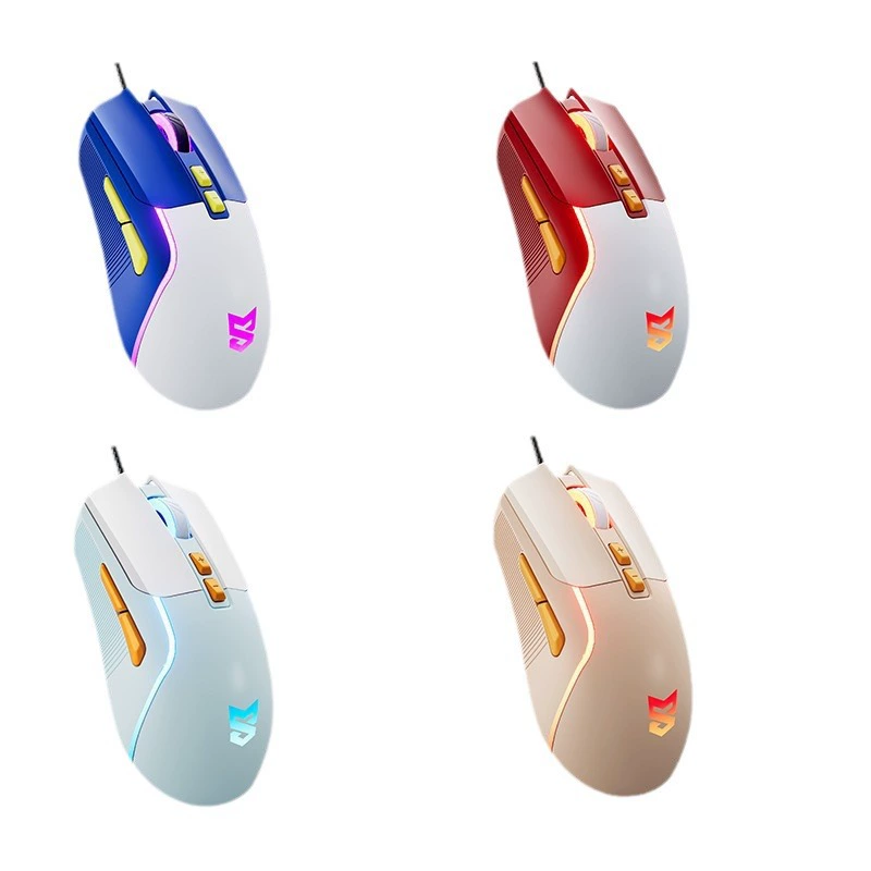 Monatong Fireflies M7 эргономичная проводная игровая мышь для игр, офис, простая поддержка макро программирования