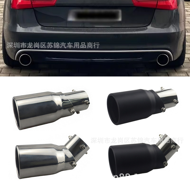 Adjustable Stainless Steel Car Exhaust Tip 63-89mm Multi-Directional Elbow Adjustable Exhaust Pipe Muffler Adjustable Stainless Steel Car Exhaust Tip 63-89mm Multi-Directional Elbow Adjustable Exhaust Pipe Muffler