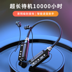 配信者向けスマートBluetoothヘッドセット、超長バッテリー寿命、落ちにくい、越境で人気のステレオデジタルディスプレイ搭載