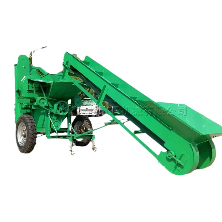 Equipo de trilla de maíz de alimentación automática equipo de trilla de cinta transportadora agrícola Selección de aire de trilla de maíz máquina todo en uno