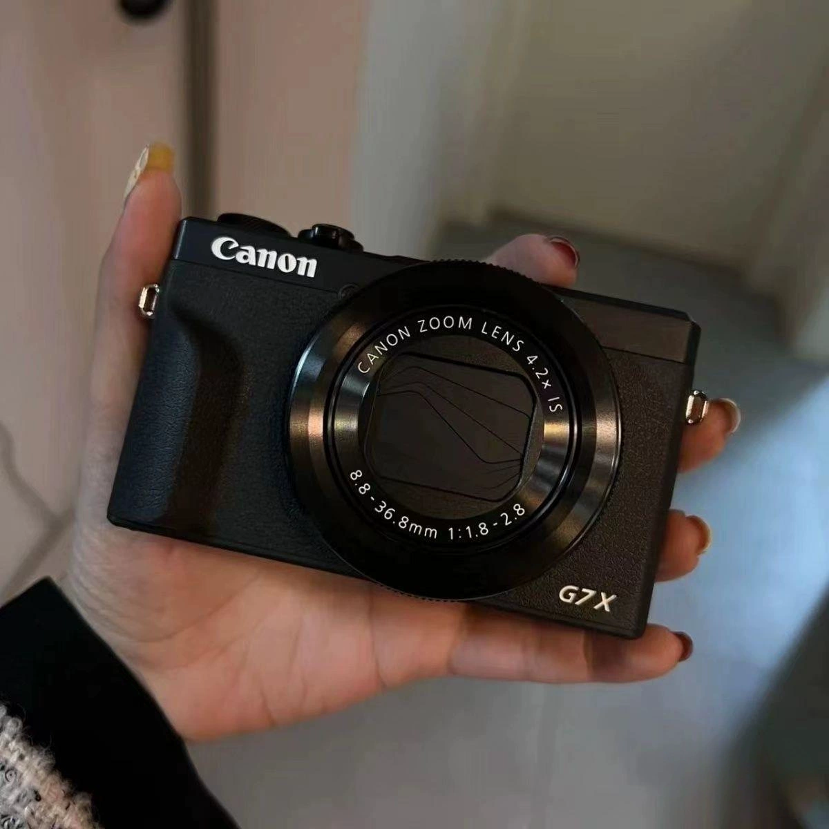 Цифровая камера Canon G7X, HD в ретро-стиле, с возможностью загрузки на мобильный