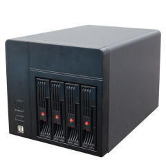 Toploong拓普龍4盤ビットnsaストレージサーバシャーシflex1 u電源mini-itxマザーボード