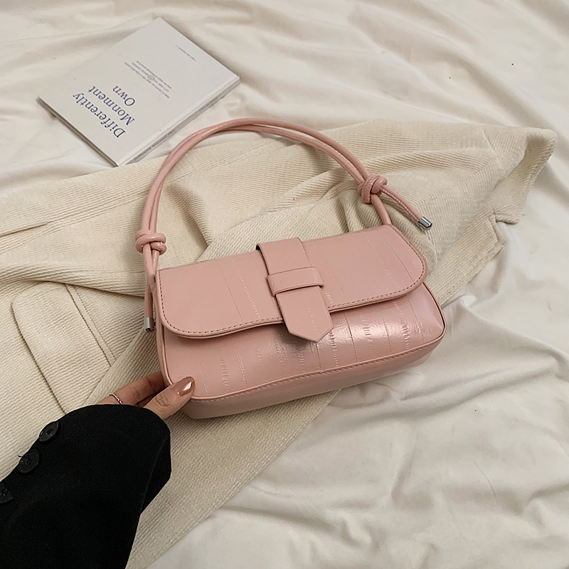 Luxury ligero francés nicho anguila estampado brazalete simple retro estilo exterior versátil bolso de hombro bolso de viaje diario