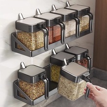 佐料调料盒置物架组合套装调味罐瓶收纳架厨房盐罐密封调料瓶