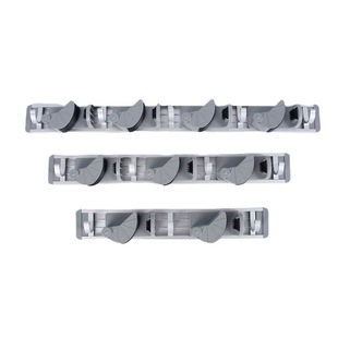 Space Aluminum Punch-free Mop Clip Hanger Broom Rack Hook Wall-mounted Mop Broom Storage Rack Mop Rack Factory