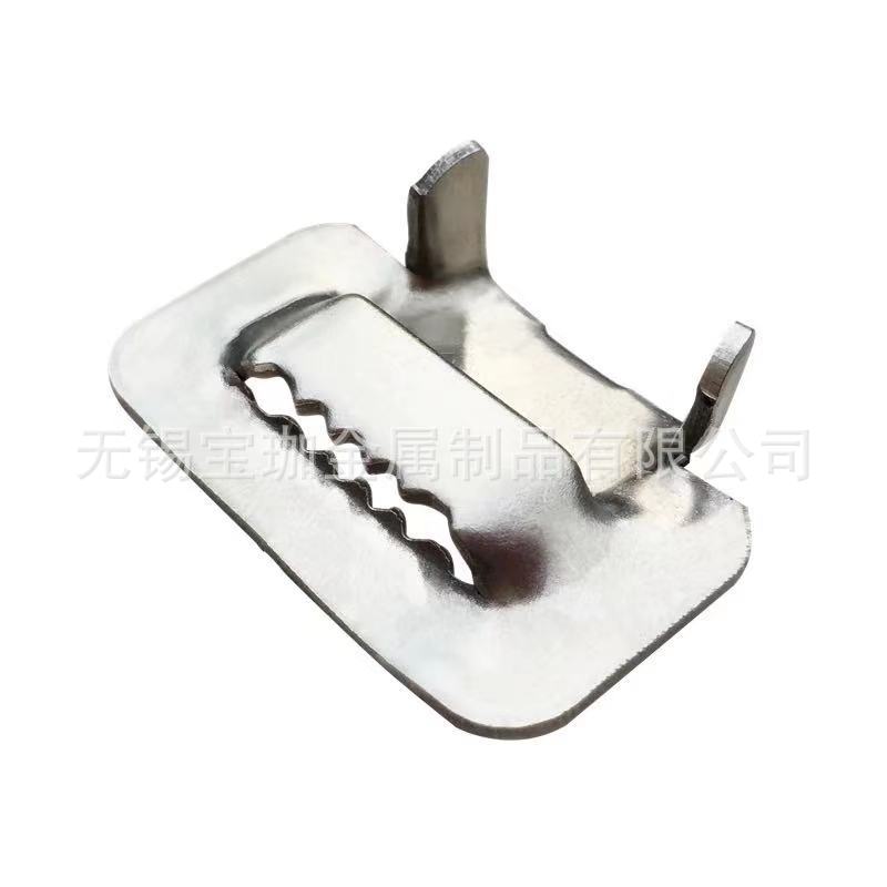 厂家直供 牙型扎带扣 304不锈钢钢带扣 不锈钢牙型扣  现货包邮