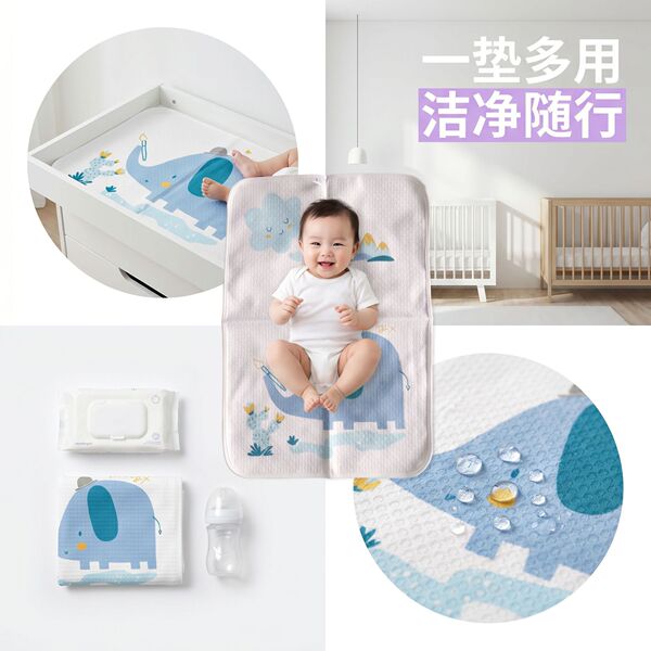 Cotton children's waterproof double-sided big diaper for new born