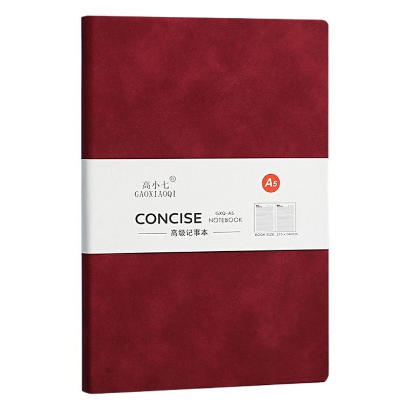 Libro de diario de alta apariencia cuaderno simple pequeño engrosado negocio retro piel de oveja Bloc de notas al por mayor