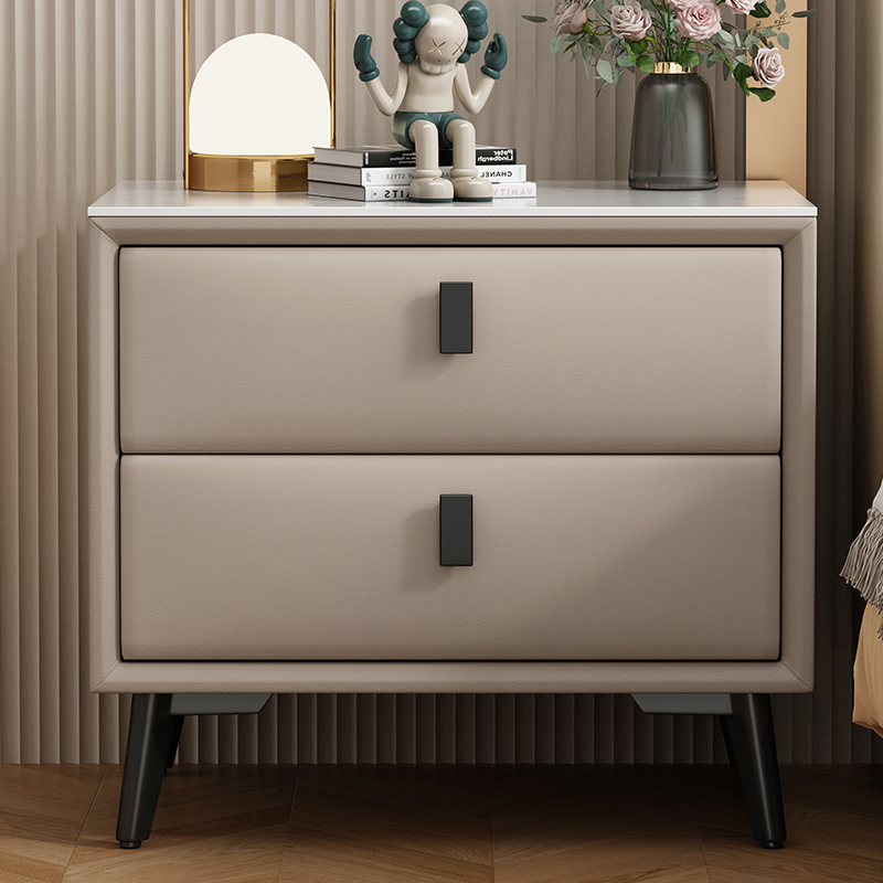 Madera de madera sólida simple 5 dormitorios pequeños hogares ligeros lujosos de alta calidad al lado de la cama mesa de cabecera de la cama