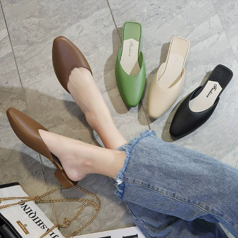 Summer bag, slide, slippers, footwear pointy toe, internet celebrity