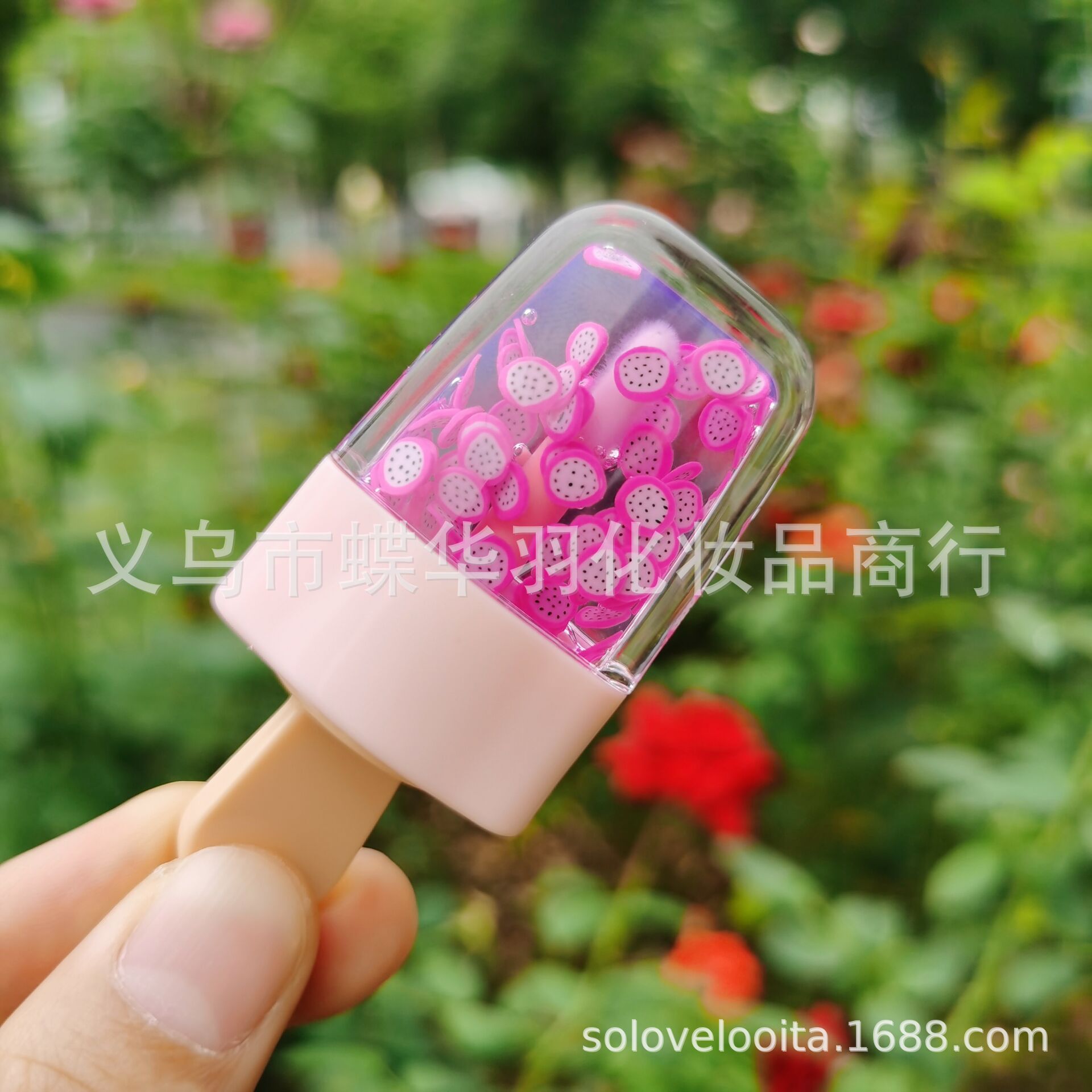 Brillo Labial Transparente con Sabor a Fruta para Niños, Sin Logotipo, Exclusivo para Sitios Web Internacionales, Gran Venta