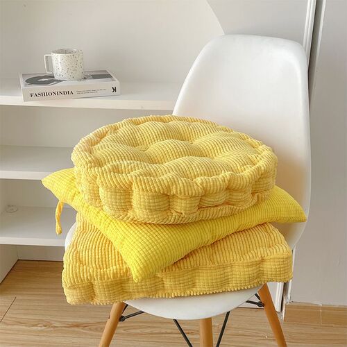 Office sedentary artifact corduroy cushion simple butt thickened cushion student dormitory chair butt cushion
