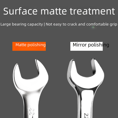 Wholesale extended matte two-way wrench tool socket and open-end wrench repair fixed wrench