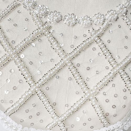 Heavy industry bead embroidery decoration placket front collar accessories hot sale new clothing collar flower handmade accessories factory direct sale