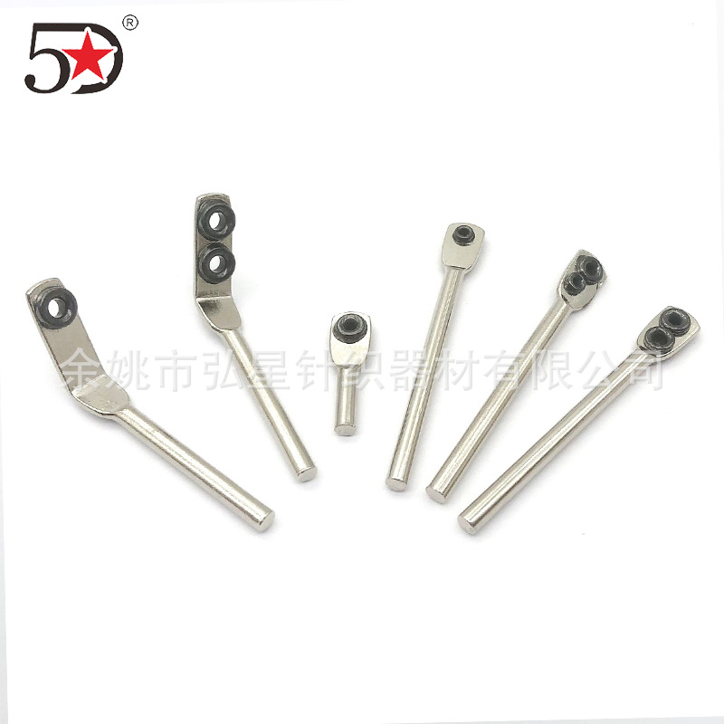 大圆机导纱杆 割圈绒引纱棒圆机 单孔两孔喂纱嘴过纱杆