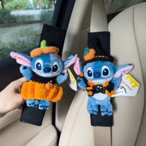 Lilo və Stitch Halloween balqabaq təhlükəsizlik kəməri çiyin yastıqları