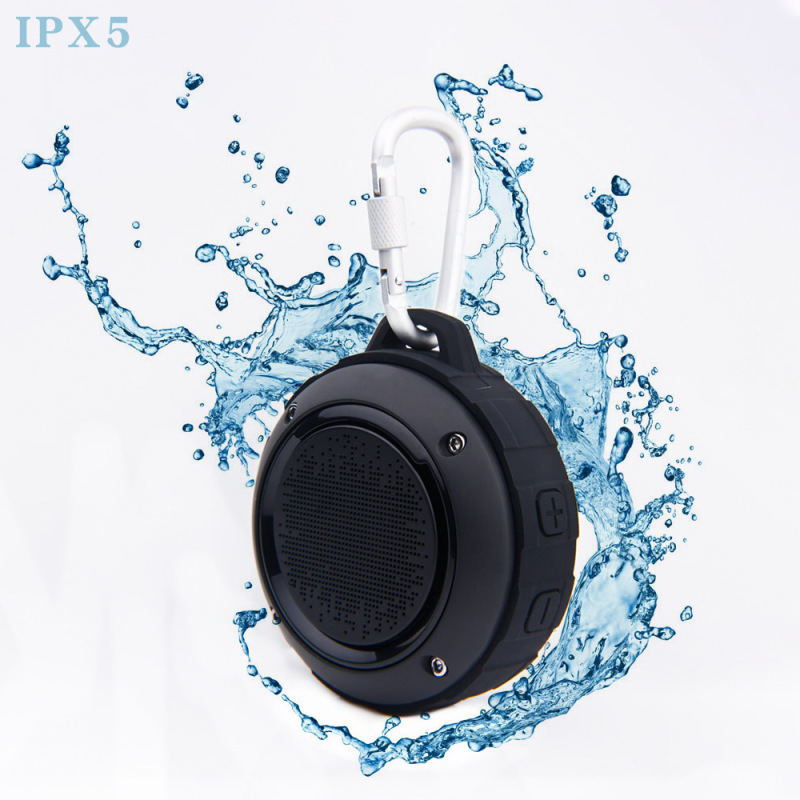 Bluetooth Speaker Outdoor High-Volume Camping Waterproof Subwoofer Portable Card-Insert Dustproof Shockproof Hook Cycling Speaker