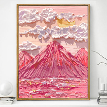 A6L画画diy数字油画填充涂画颜料手工手绘填色礼物油彩涂色风