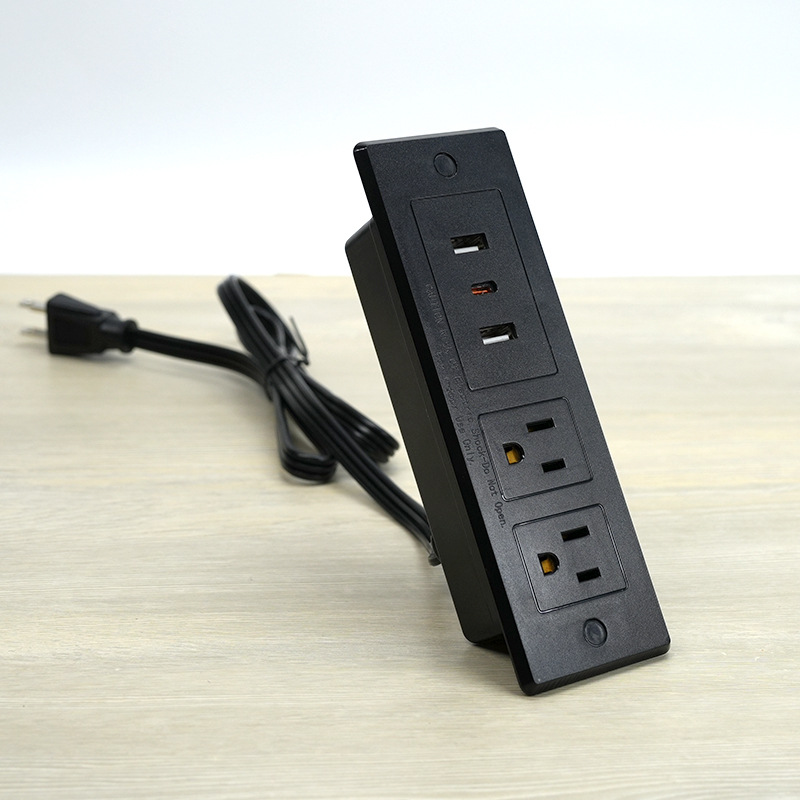 Factory American-style American standard USB-CPD20W furniture desktop socket embedded with American standard TYPE-C fast charging power socket