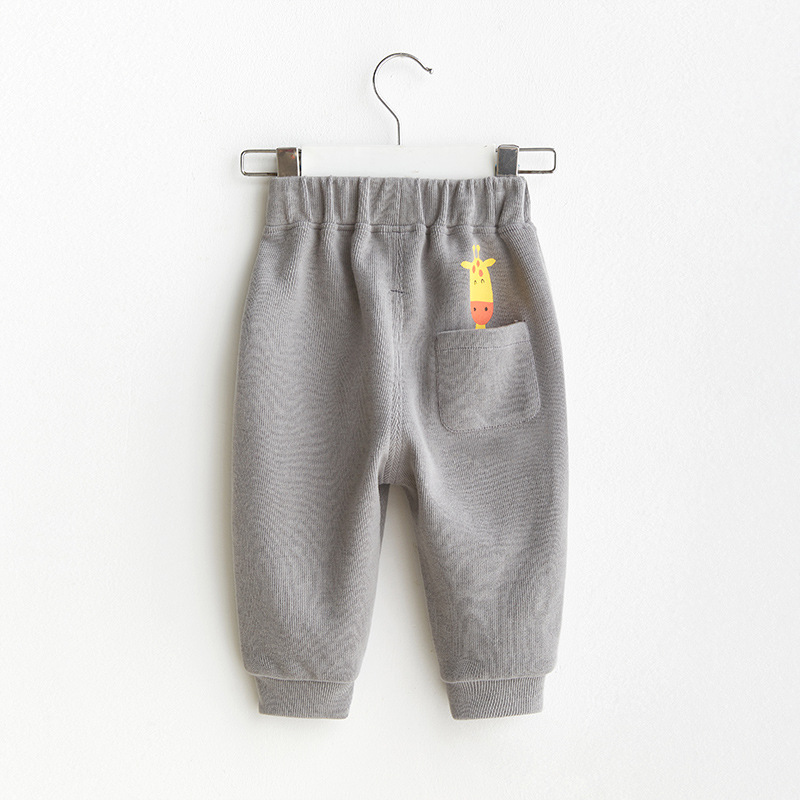 Pantalones de bebé primavera y otoño ropa al aire libre niños pantalones de entrepierna abierta para niñas Pantalones deportivos casuales para niños pantalones de niño Bebé Ropa de otoño
