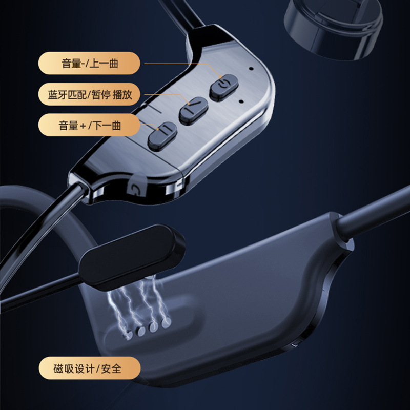 骨伝導bluetoothイヤホン下水水泳ipx 8級防水汗防止無線運動ランニングは耳に入らない|undefined