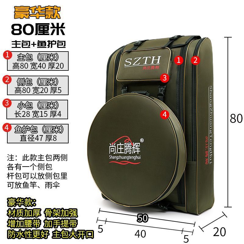 [모델] 밀리터리 옐로우 80cm 메인백 + 피시 가드백 - Niutou Factory 하드코어 보조금