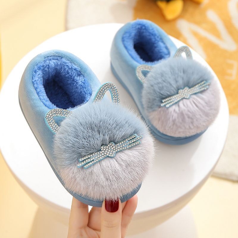 childrens-cotton-shoes-winter-new-girls-home-indoor-non-slip-fluffy-parent-child-primary-school-warm-bag-with-cotton-slippers