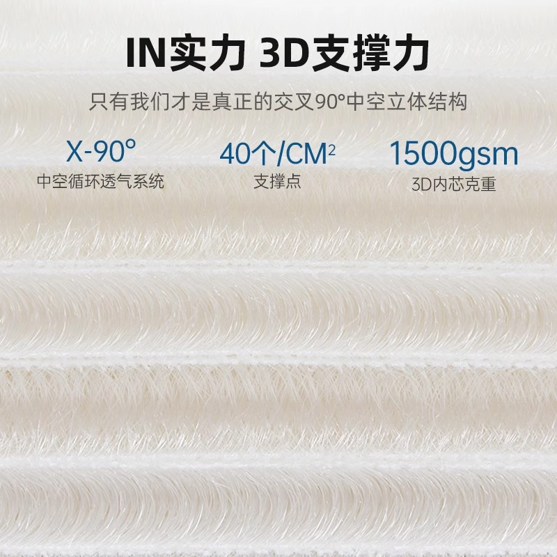 Colchón 3D puro lavable y transpirable 1.5m tatami 5D 6D sin pegamento 4D seda de fibra de aire Simmons