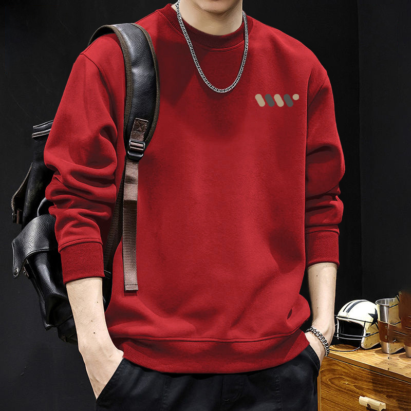 Gran camiseta roja de cuello redondo Regular - 2501