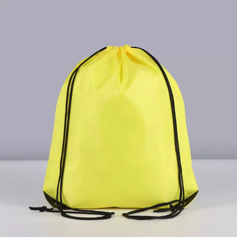 涤纶束口袋牛津布双抽绳背包袋批发运动防水背包印logo