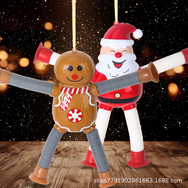 Variable chupa de Navidad colgante muñeca colgante árbol de Navidad colgante juguetes retráctiles decoración regalos