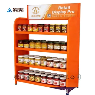 粮油店货架展示架全案设计多层大米面粉食用油陈列架展示架工厂