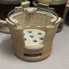 Вариант C, большая угольная печь 21 × 17 см, 1 шт. + 1 решётка