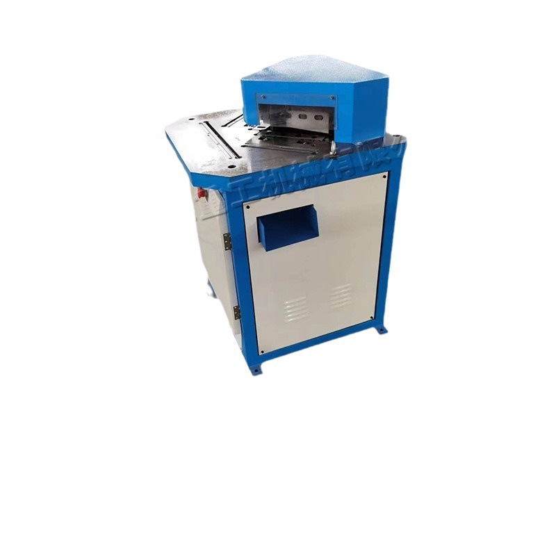Máquina de corte de ángulo hidráulico de 90 grados máquina de corte de ángulo de placa de metal caja automática cubierta de cáscara equipo de corte de ángulo de hardware