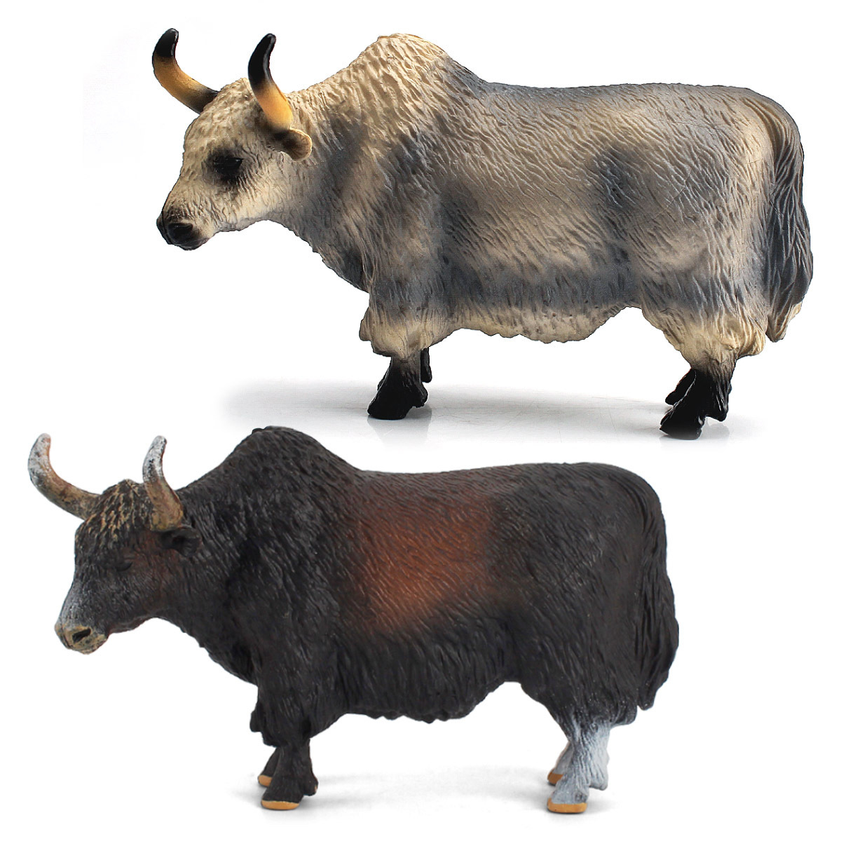 Transfronteriza Amazon simulación animal salvaje Yak modelo Cognición de los niños Tíbet ganado estático juguete decoración sólida