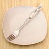 Fresh cute extra-long tableware stainless steel, Birthday gift