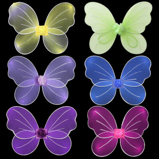 Cross-border special butterfly wings cartoon colorful fairy elf Wings butterfly Angel fairy wings performance props