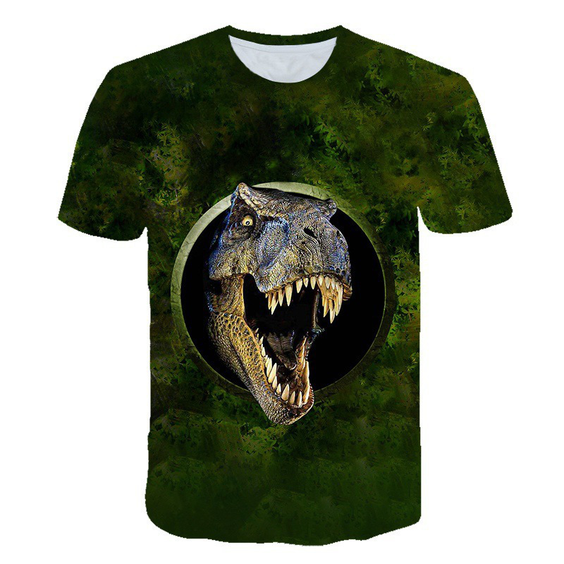3D Dinosaur Tyrannosaurus Rex Printed T-shirt Popular Trend Half Sleeve T-shirt Distinctive Short Sleeve Clothes wish Hair 3D Dinosaur Tyrannosaurus Rex Printed T-shirt Popular Trend Half Sleeve T-shirt Distinctive Short Sleeve Clothes wish Hair