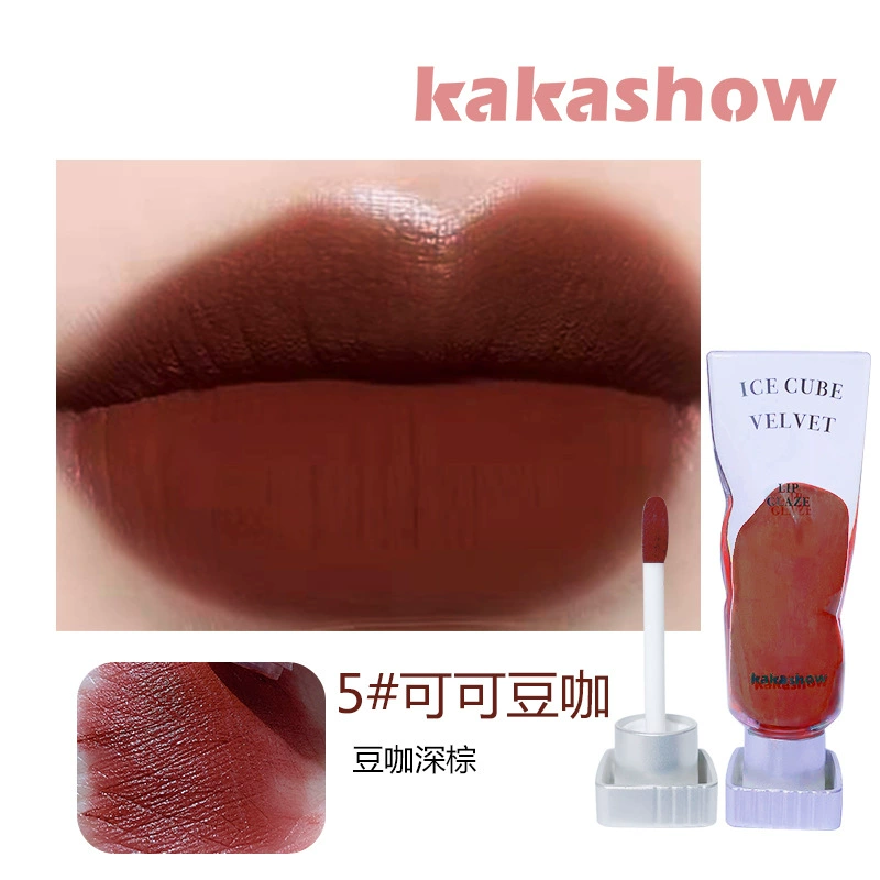 KAKASHOW Прозрачный пигмент лёд кубики, блеск для губ, помада