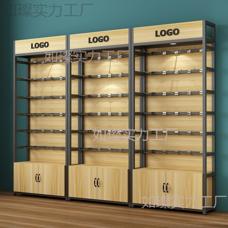 手机配件展示架超市货架置物架带挂钩多层饰品架便利