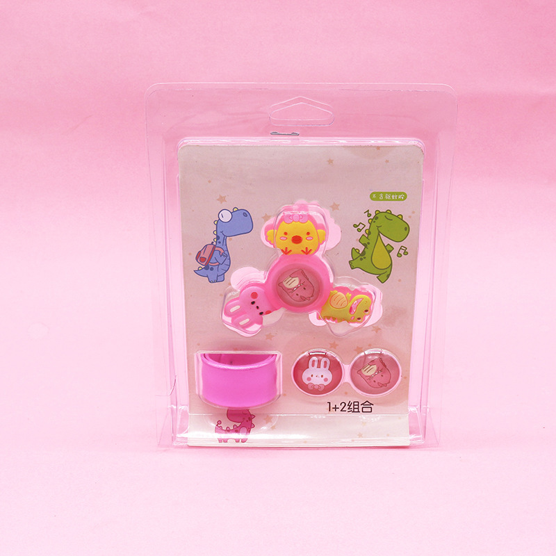 Pulsera de aceite esencial de planta coreana, pulsera de reloj, anillo de papa, giroscopio giratorio para niños, brazalete para niños