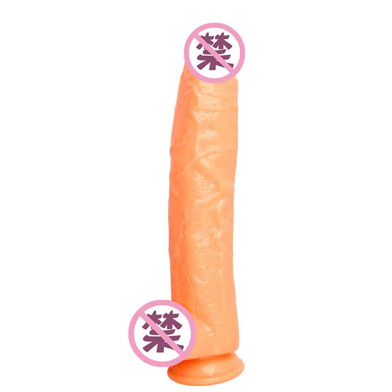 30cm Realistic Dildo with Suction Cup, TPE Dual-Use Vaginal and Anal Toy — detail image 5