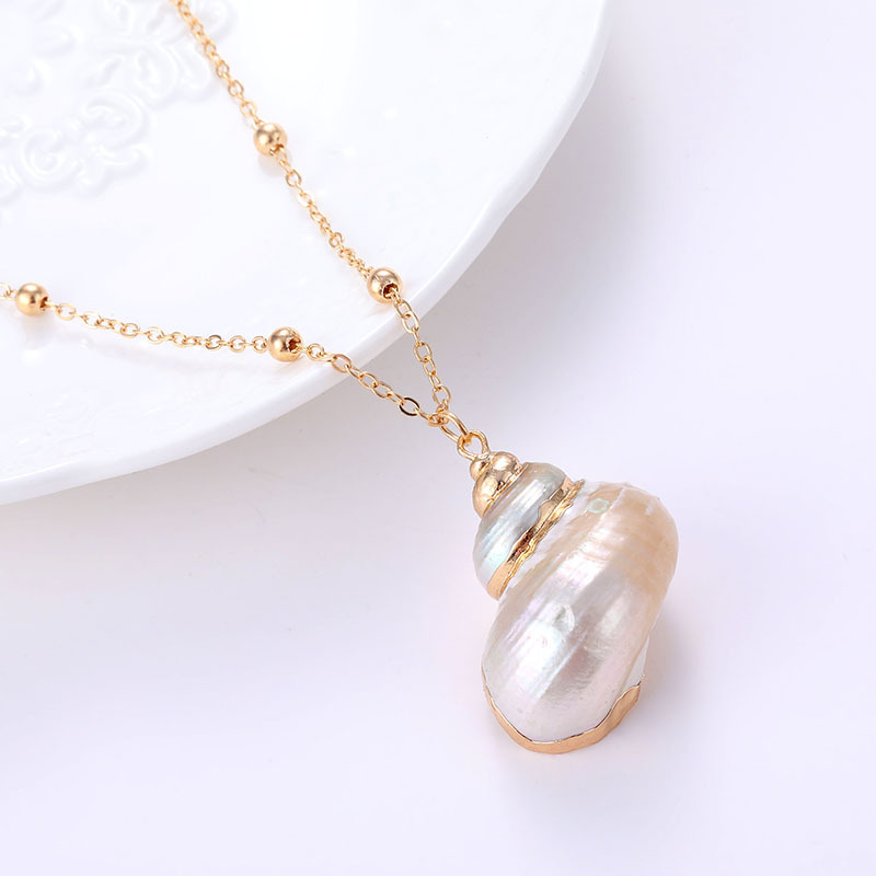 Vacation Shell Alloy Wholesale Pendant Necklace display picture 1