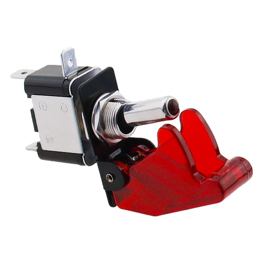 Тумблер ASW-07D с LED-подсветкой для тюнинга авто, 12В 20А, водонепроницаемый