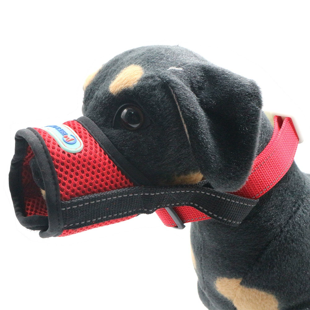 Производитель в наличии нейлоновый ошейник для собак + крышка для рта против укусов питьевой крышки для рта домашних животных, подходящая для маленьких, средних и крупных собак