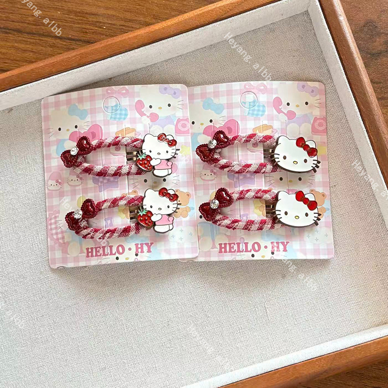 韩版新款卡通可爱猫咪bb夹发夹甜美少女心刘海侧边夹百搭发卡发饰|undefined
