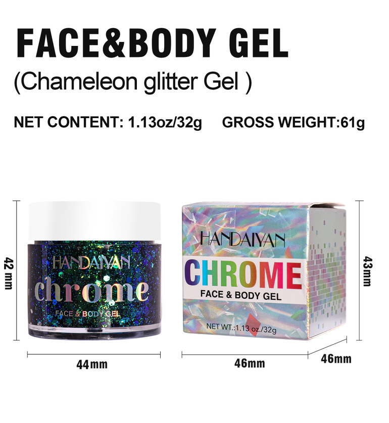 69g Weight Eye Shadow Cosmetic Type Plastic Material Solid Color Pattern Glam Style Glam Solid Color Plastic Eye Shadow 7