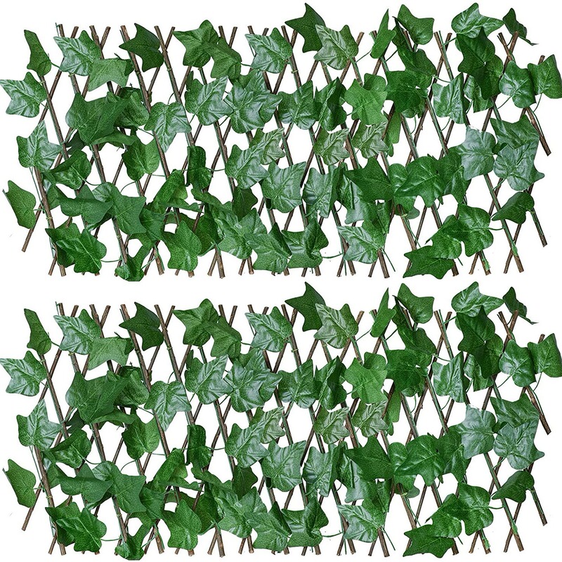 Amazon Cross-Border Popular Artificial Plant Wooden Fence Fence Ivy Rattan Courtyard Blocking Decorative Green Plants Wholesale